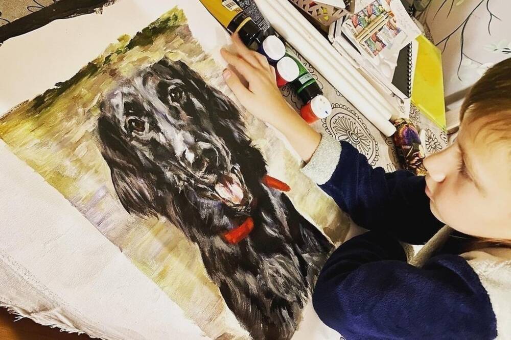 11-летний художник поможет Владимирскому приюту «Собака на счастье»