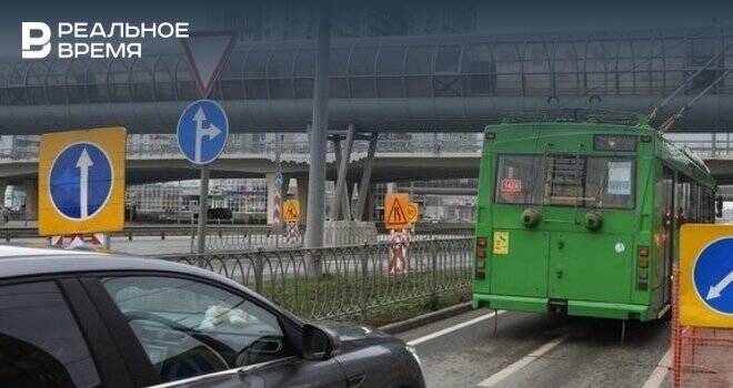 В «Метроэлектротранс» объяснили инцидент с троллейбусом №3 в Казани