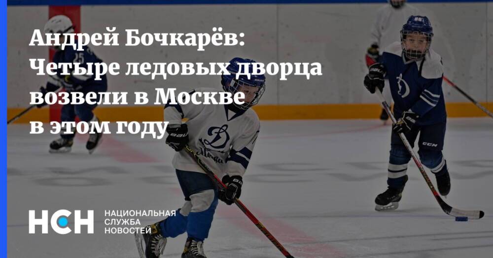 Андрей Бочкарёв: Четыре ледовых дворца возвели в Москве в этом году