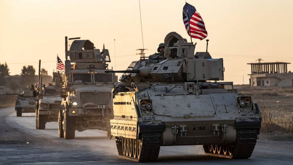 Сирийских военные остановили американскую колонну в Хасаке