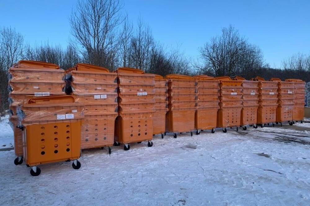 182 контейнера для раздельного сбора ТКО появятся в Смоленской области