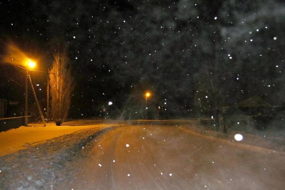 В ночь в Тамбовской области ожидается сильный снегопад