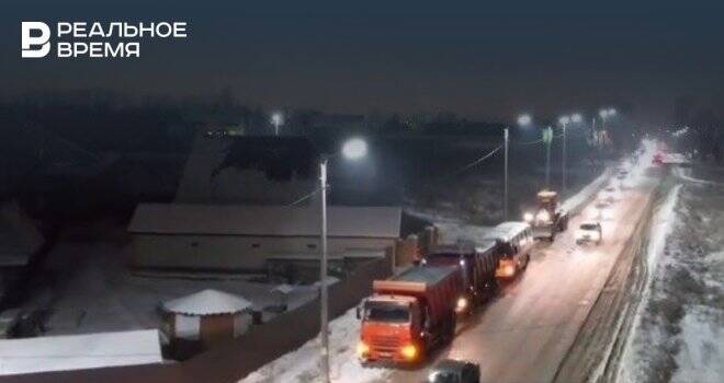 В казанских Салмачах ведутся работы на проблемном участке дороги с большим количеством ДТП