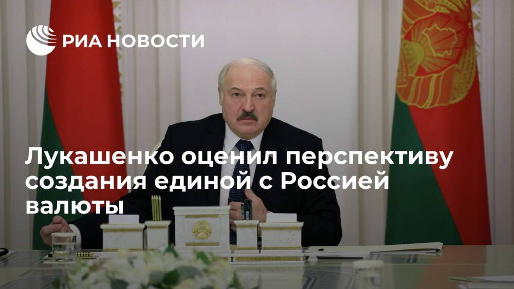 Президент Белоруссии Лукашенко: Москва и Минск пока не подошли к созданию единой валюты