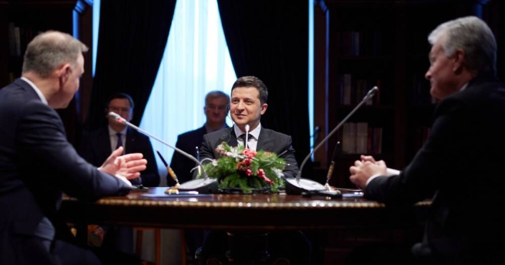 Зеленский на Прикарпатье встретился с президентами Польши и Литвы (ФОТО)