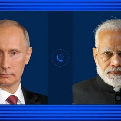 Путин провел телефонный разговор с премьер-министром Индии Нарендрой Моди