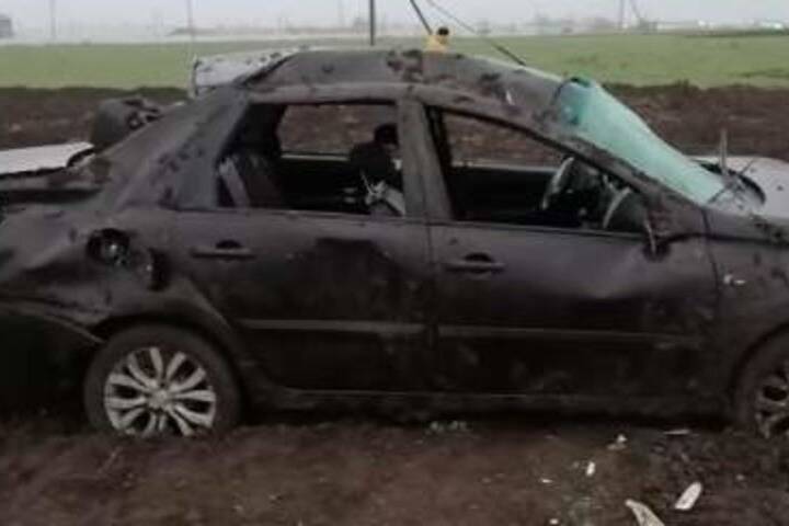 В Усть-Лабинском районе Кубани иномарка вылетела с дороги, водитель погиб