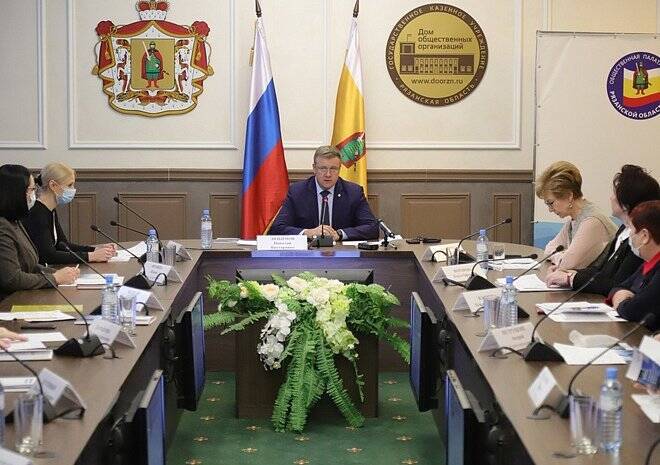 Губернатор отметил активную деятельность Общественной палаты Рязанской области