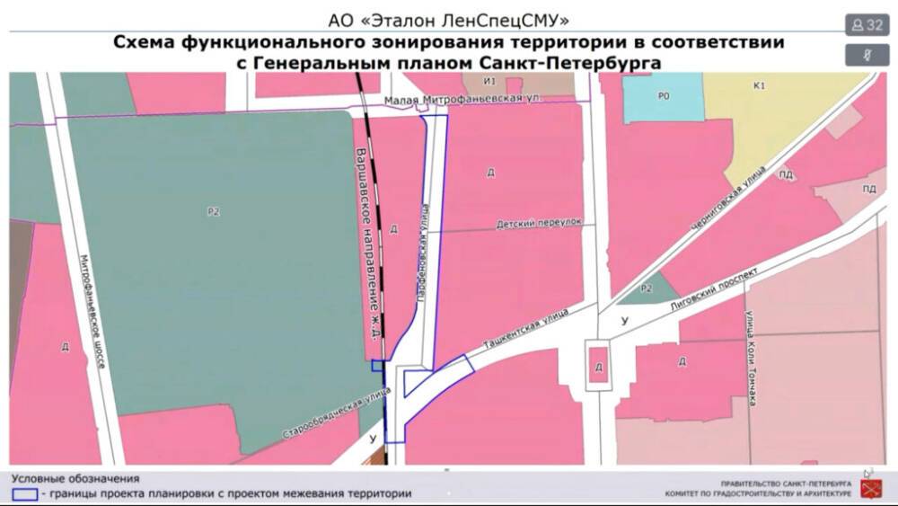 Парфеновскую улицу в Петербурге продлят на 665 метров до Ташкентской
