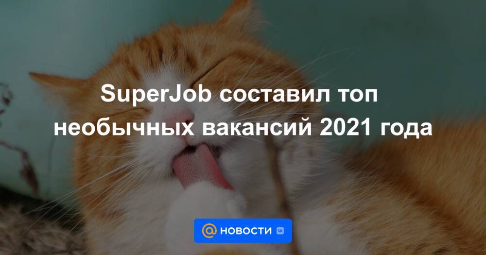 SuperJob составил топ необычных вакансий 2021 года