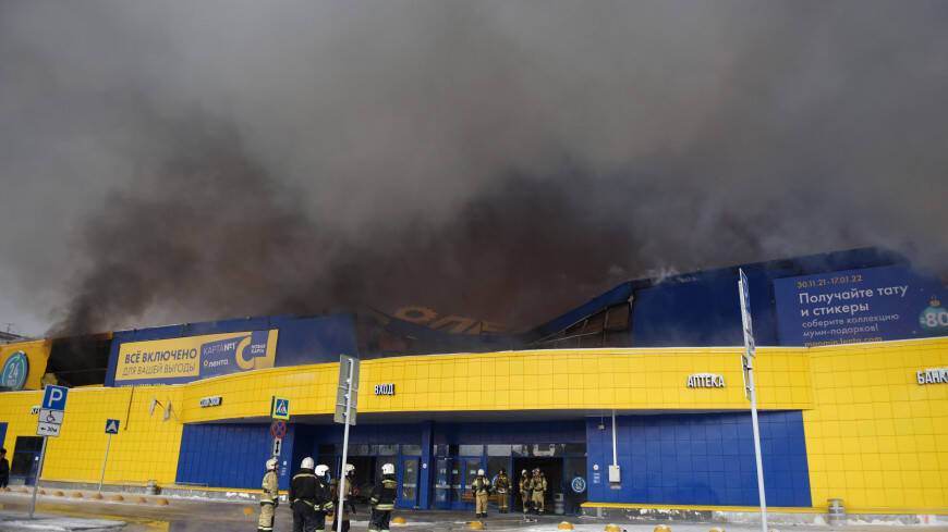 Пожар в гипермаркете «Лента» в Томске полностью ликвидирован