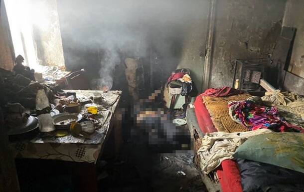 На Днепропетровщине при пожаре в частном доме погибла женщина