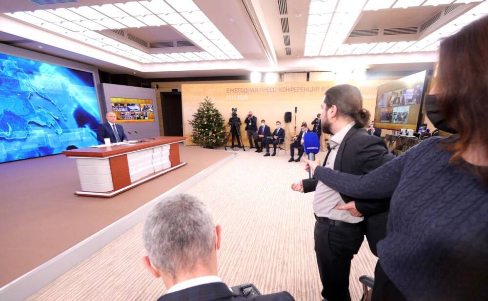 Кремль назвал аккредитованных на пресс-конференцию Путина журналистов