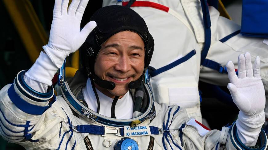 Космический турист Маэдзава признался, что хотел бы пробыть на МКС дольше