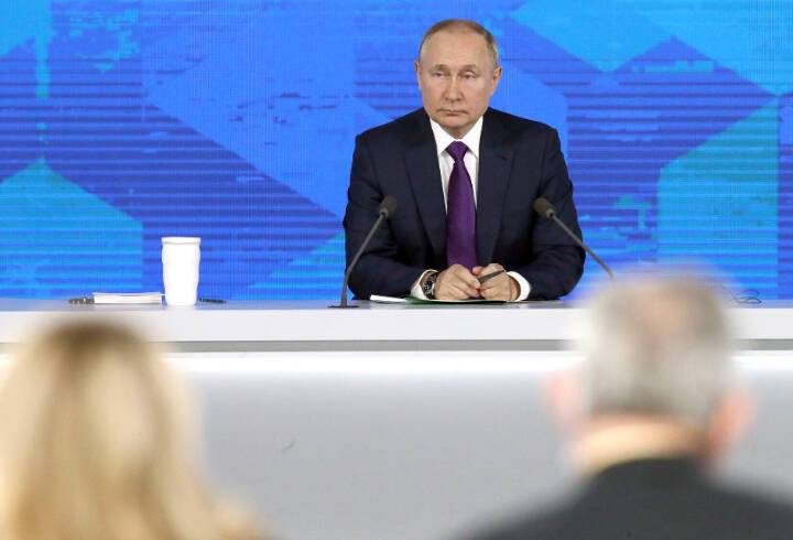 Завершилась большая пресс-конференция Владимира Путина по итогам года