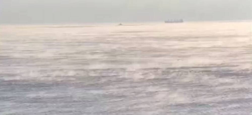 Черное море "закипело" в Одесской области: видео аномального явления