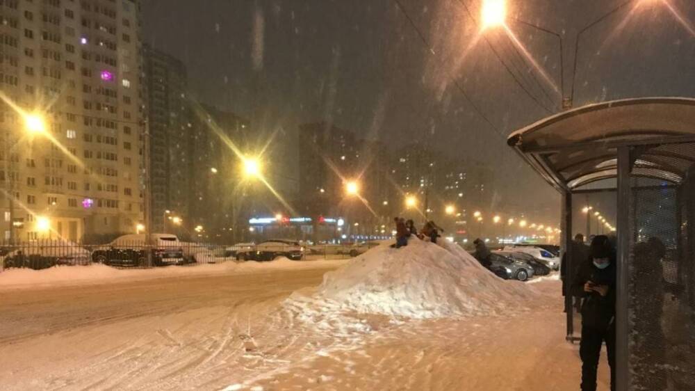 Снегопад и мороз придут в Петербург 24 декабря
