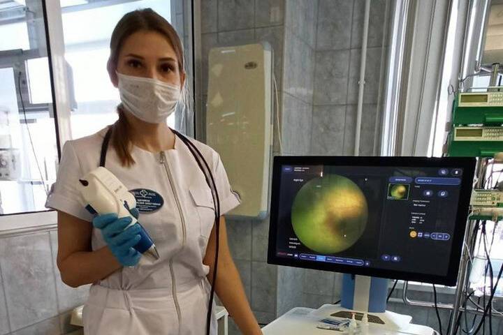 В рязанской ДОКБ появился спасающий зрение недоношенных детей аппарат