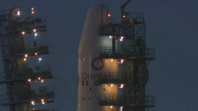 Ракета «Союз» с британскими спутниками OneWeb стартовала с Байконура