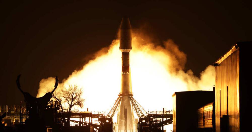 "Союз-2.1Б" с 36 спутниками стартовал с Байконура