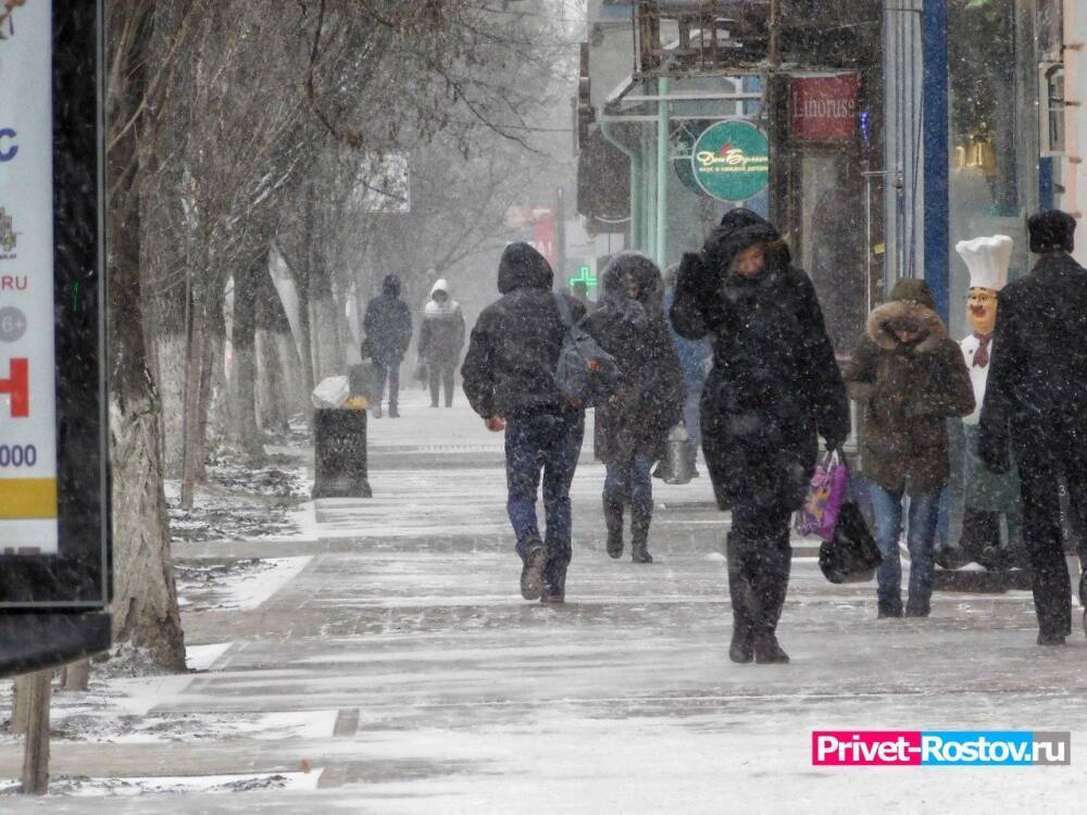 Власти в Ростове могут ввести режим ЧС из-за снегопада