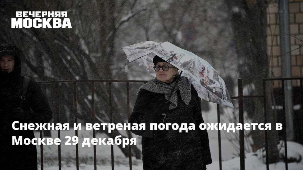 Синоптики рассказали москвичам о погоде 29 декабря