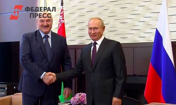 Путин и Лукашенко в Петербурге обсудили сотрудничество в сфере обороны