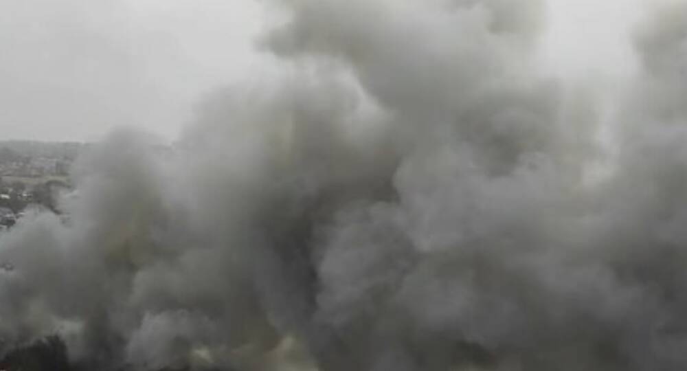 Пожарные пять часов тушили пожар на Харьковщине, известно о жертвах: кадры с места