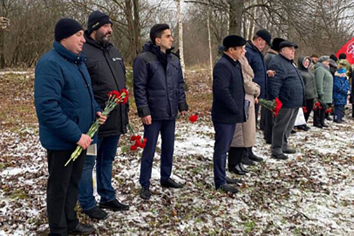 Сотрудники СУСК приняли участие в перезахоронении останков солдат ВОВ