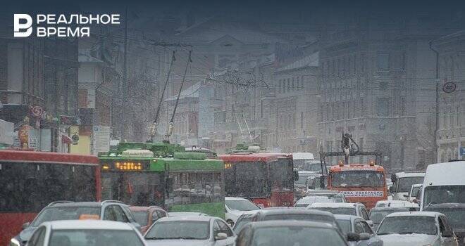 В Казани пробки на дорогах достигли 9 баллов