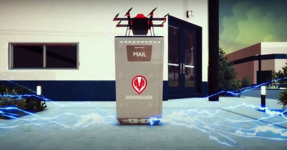 Инженеры создали "умный" почтовый ящик: принимает посылки от дрона и отпугивает воров