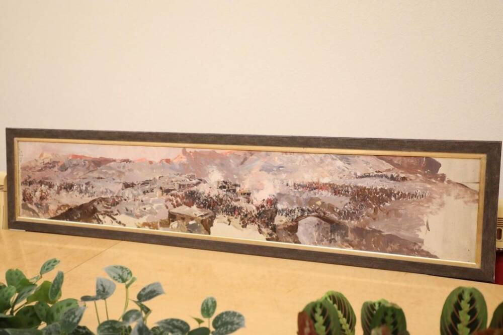 Эскиз панорамы Франца Рубо «Штурм аула Ахульго» выставят в дагестанском музее