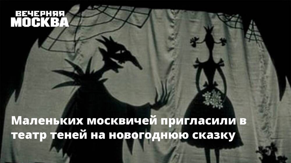 Маленьких москвичей пригласили в театр теней на новогоднюю сказку