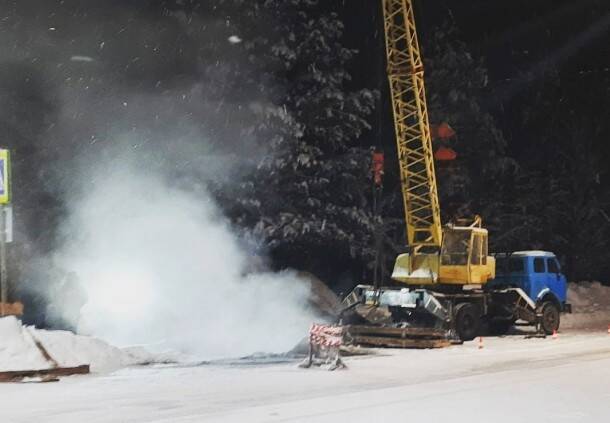 Прокуратура Коми организовала проверку по факту аварии на теплотрассе в Печоре