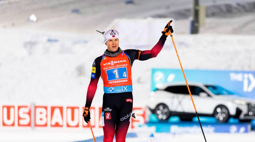 Биатлонисты Норвегии выиграли мужскую эстафету на этапе КМ в Швеции