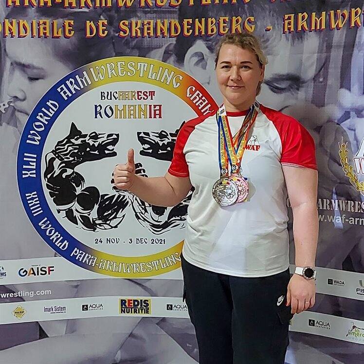 Ульяновская спортсменка Светлана Волкова стала медалисткой чемпионата мира по пара-армрестлингу