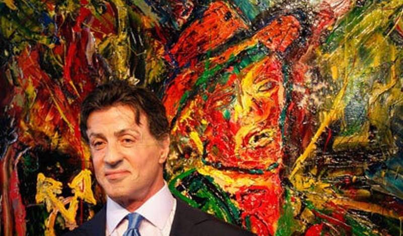 Постаревший Рэмбо Сильвестр Сталлоне стал знаменитым художником
