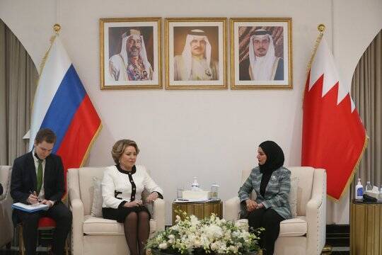 В. Матвиенко: Отношения России и Бахрейна строятся на фундаменте дружбы, с учетом взаимных национальных интересов