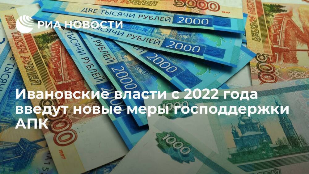 Ивановские власти с 2022 года введут новые меры господдержки АПК