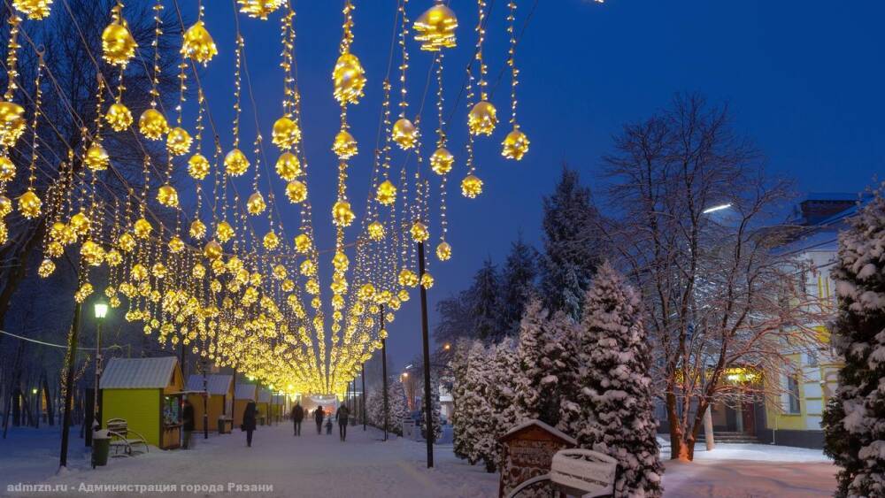 Новогодние мероприятия в Рязани начнутся 25 декабря