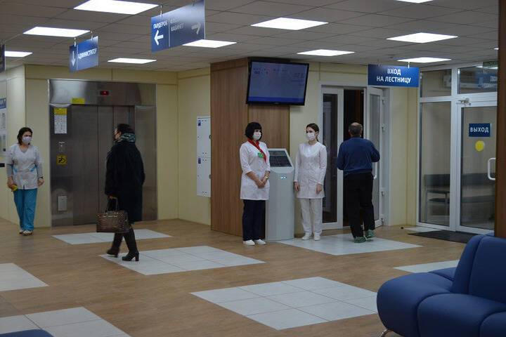 В одной из поликлиник города Тамбова завершили ремонт регистратуры