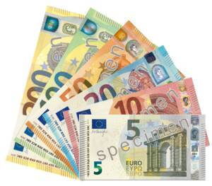 К 2024 году планируют изменить дизайн банкнот евро