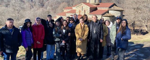 Студенты КЧР посетили Зеленчукский монастырь рамках празднования 800-летия А. Невского