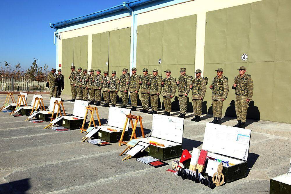 В Азербайджане в Отдельной общевойсковой армии проведены состязания на звание "Лучшая противотанковая батарея" (ФОТО)