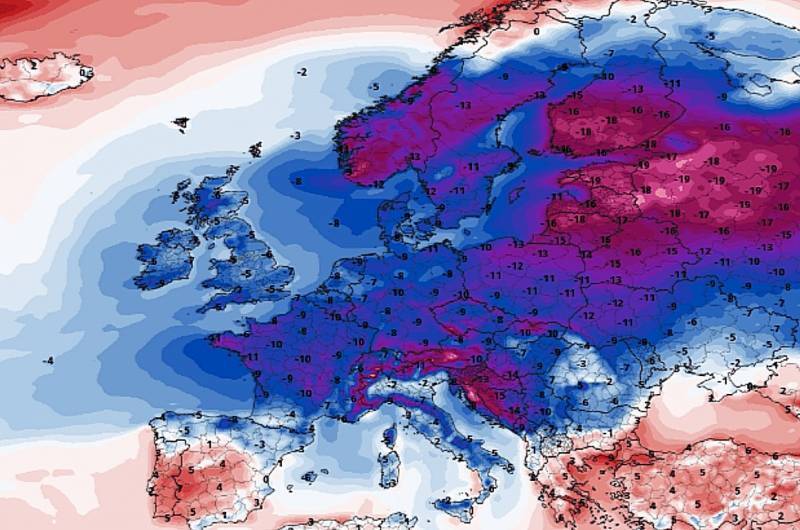 «Такого холода не было уже 128 лет»: Дефицит газа в Европе усугубился сильнейшими морозами