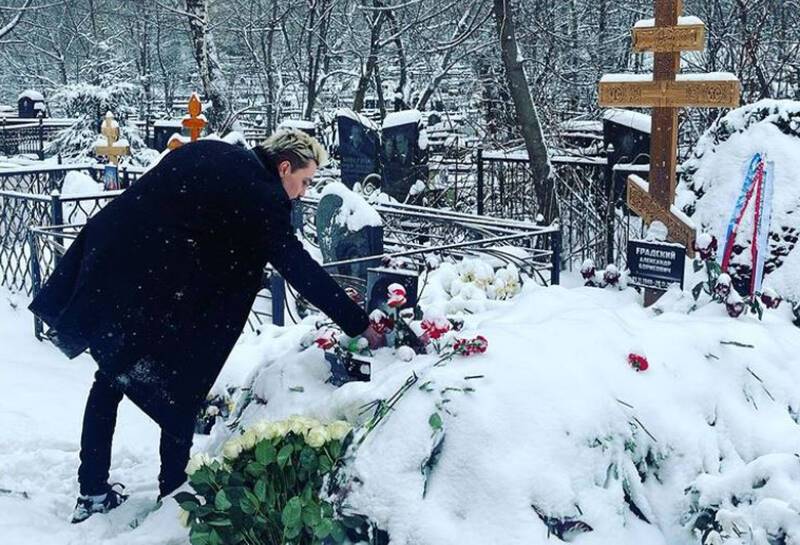 Дима Билан показал могилу Александра Градского