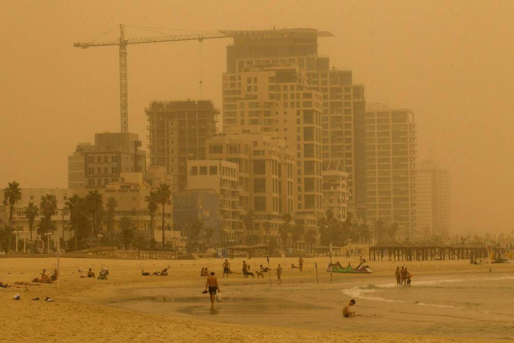 Министерство экологии предупреждает: завтра в Израиле пыльные бури