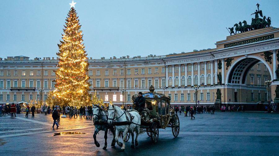 Главную новогоднюю ель Петербурга начнут устанавливать уже 7 декабря