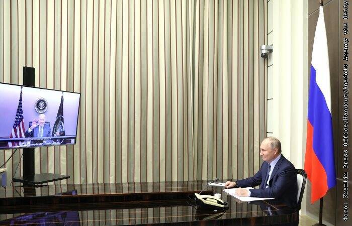 Преобладающее место в разговоре Путина и Байдена занял внутриукраинский кризис