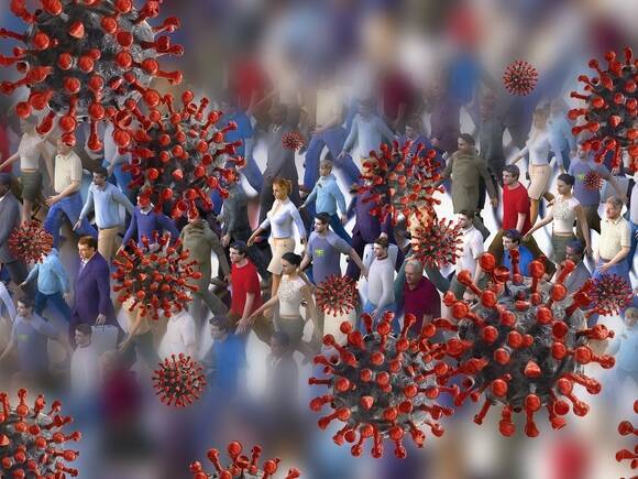 Университет Гонконга сделал первую микрофотографию штамма коронавируса «омикрон»